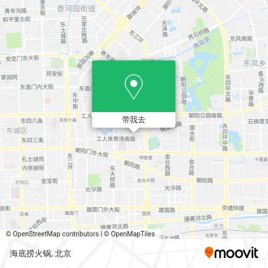 海底捞火锅地图
