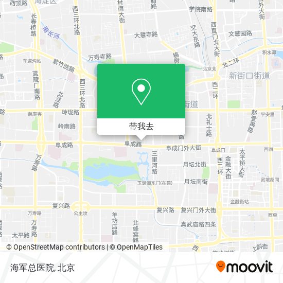 海军总医院地图
