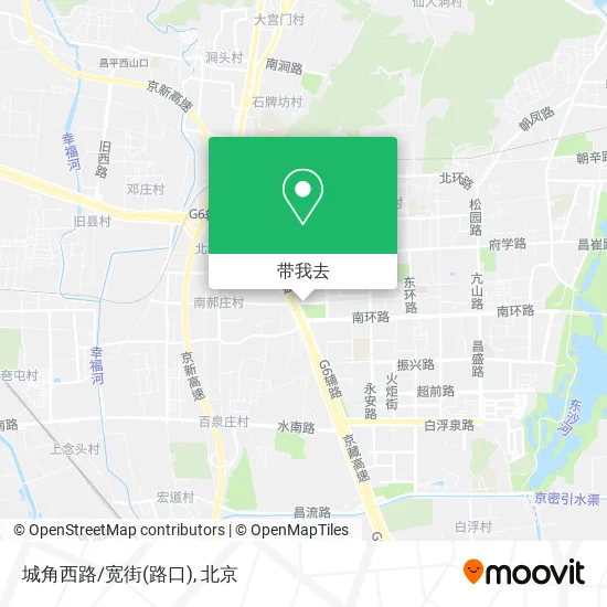城角西路/宽街(路口)地图