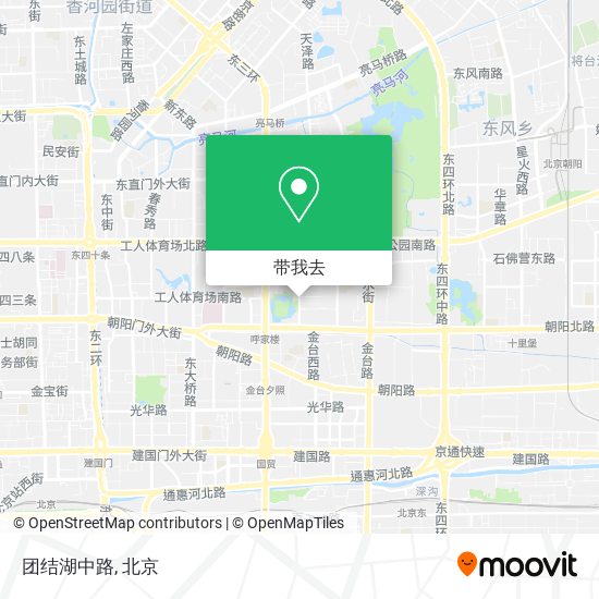 团结湖中路地图