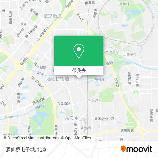 酒仙桥电子城地图