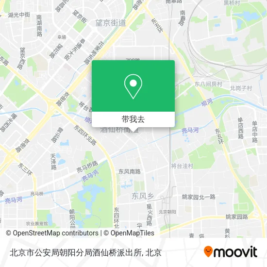 北京市公安局朝阳分局酒仙桥派出所地图