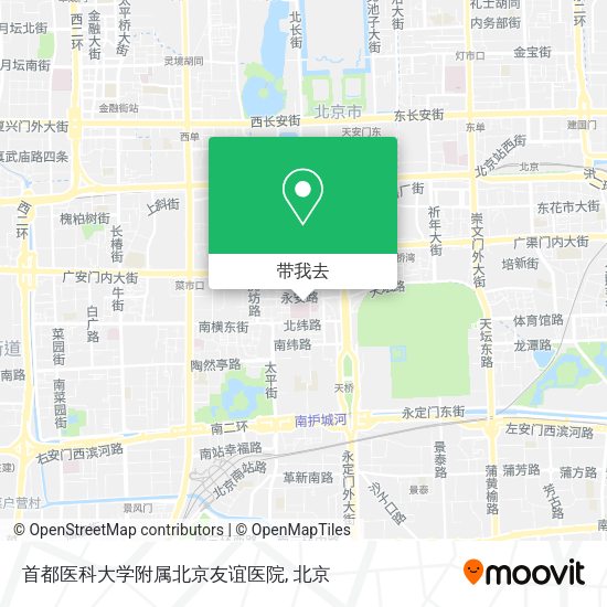 首都医科大学附属北京友谊医院地图