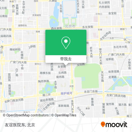 友谊医院东地图