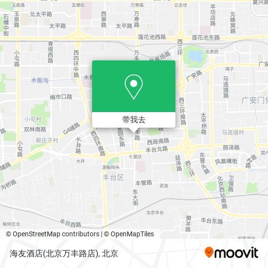 海友酒店(北京万丰路店)地图