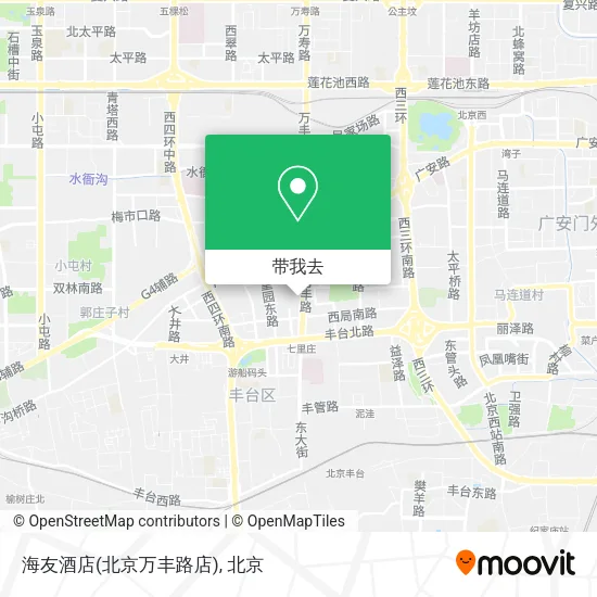 海友酒店(北京万丰路店)地图