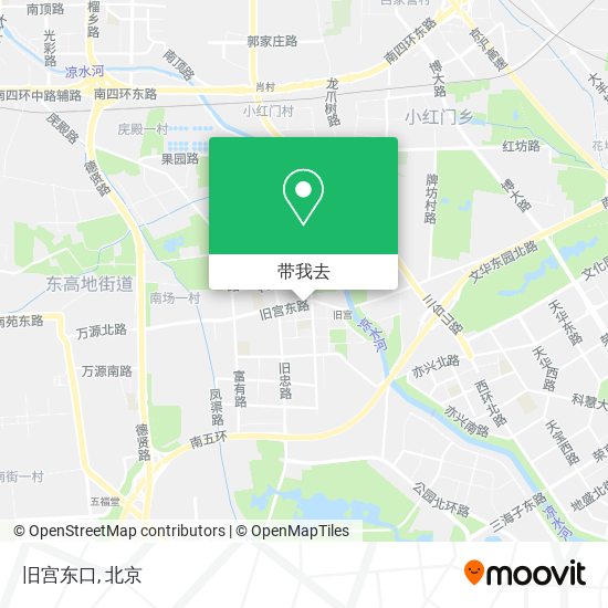 旧宫东口地图