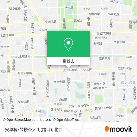 安华桥/鼓楼外大街(路口)地图