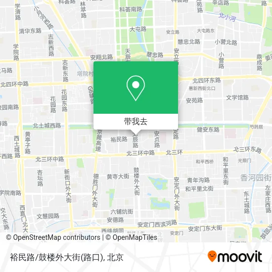 裕民路/鼓楼外大街(路口)地图
