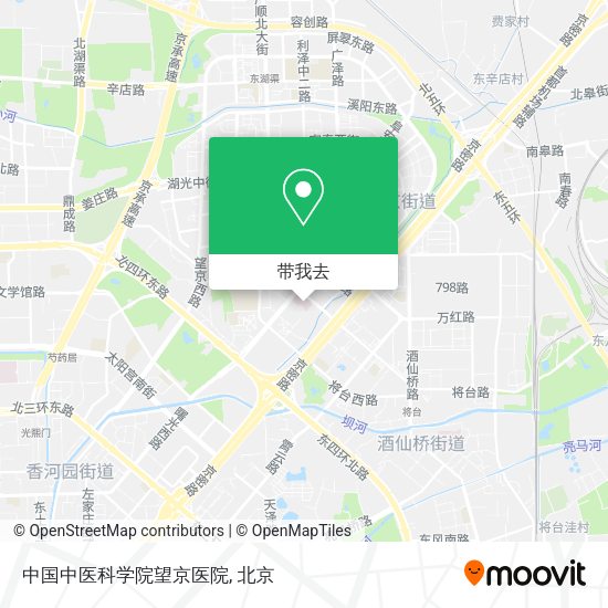 中国中医科学院望京医院地图