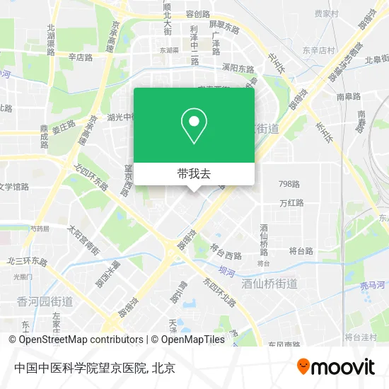 中国中医科学院望京医院地图