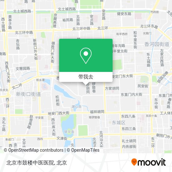 北京市鼓楼中医医院地图