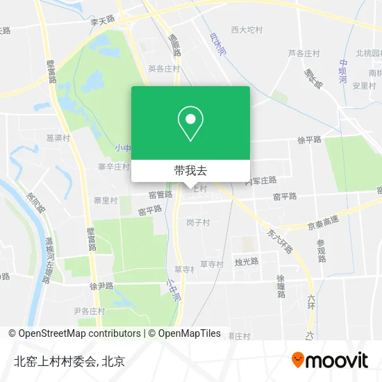 北窑上村村委会地图