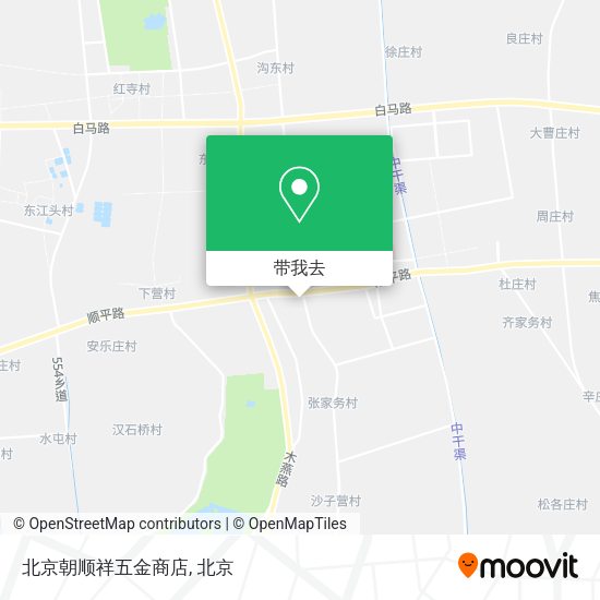北京朝顺祥五金商店地图
