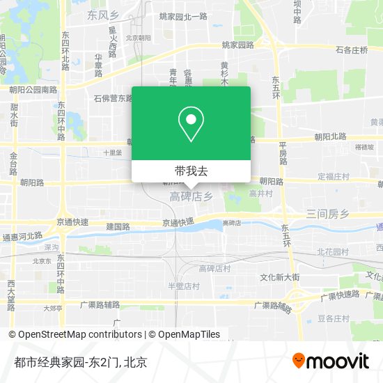都市经典家园-东2门地图