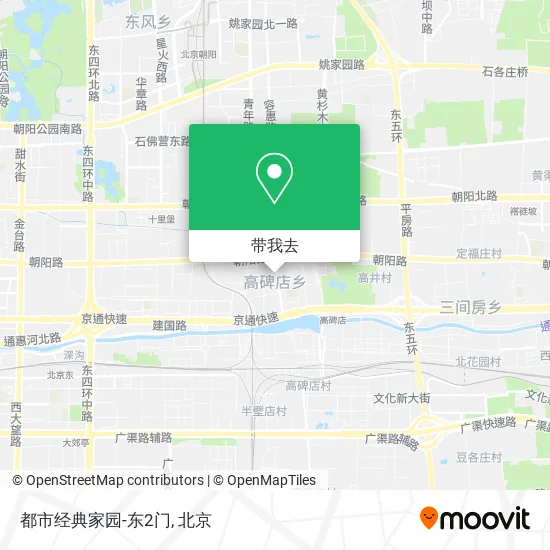 都市经典家园-东2门地图