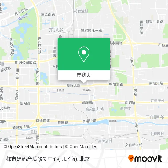 都市妈妈产后修复中心(朝北店)地图