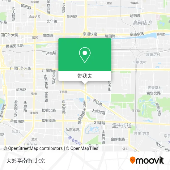 大郊亭南街地图