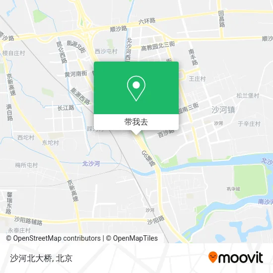 沙河北大桥地图
