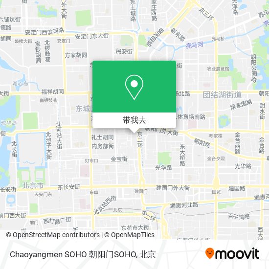 Chaoyangmen SOHO 朝阳门SOHO地图
