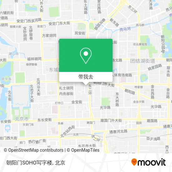 朝阳门SOHO写字楼地图