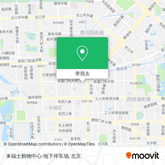 来福士购物中心-地下停车场地图