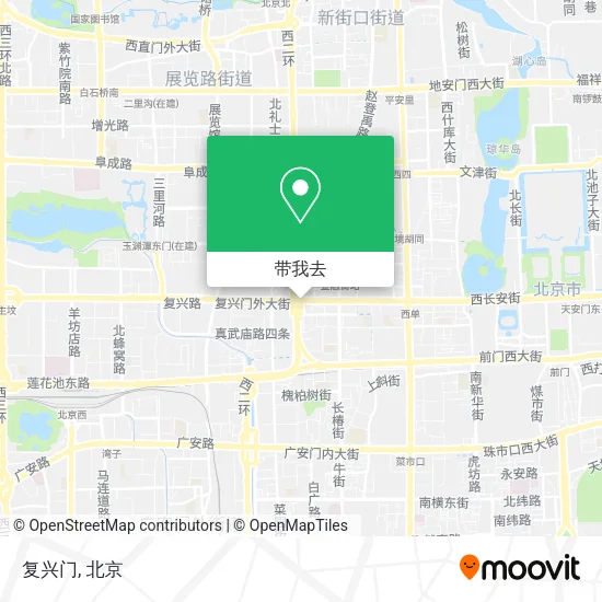 复兴门地图