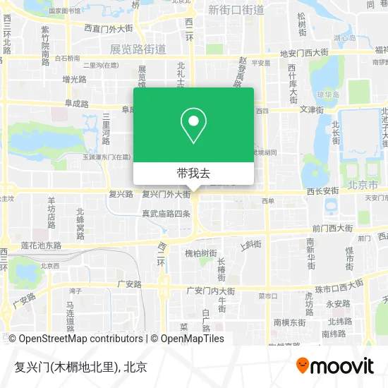 复兴门(木榍地北里)地图