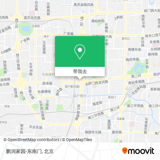 鹏润家园-东南门地图