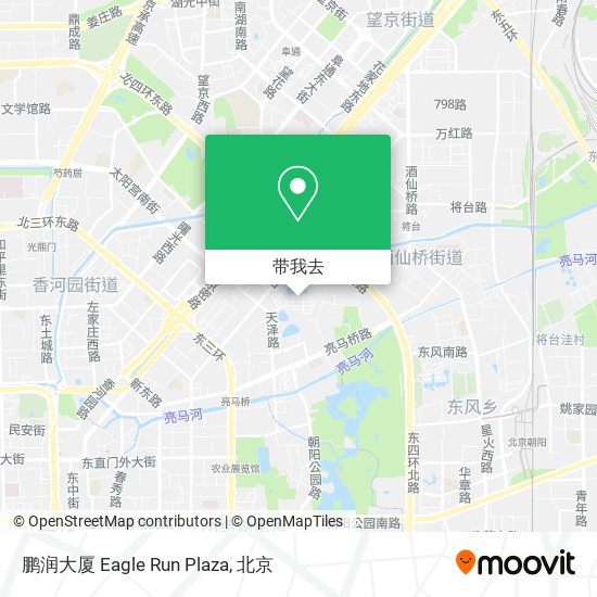 鹏润大厦 Eagle Run Plaza地图