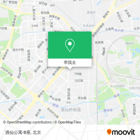 酒仙公寓-B座地图