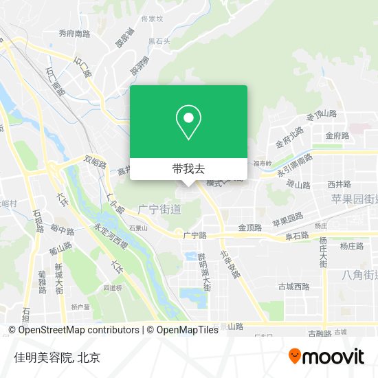 佳明美容院地图