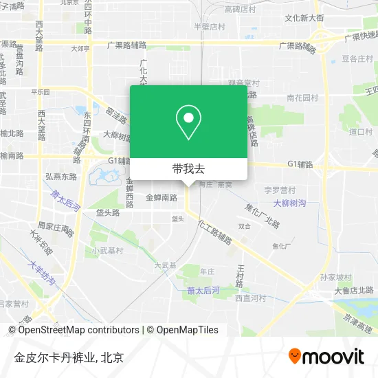 金皮尔卡丹裤业地图