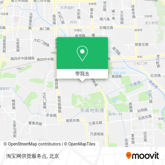 淘宝网供货服务点地图