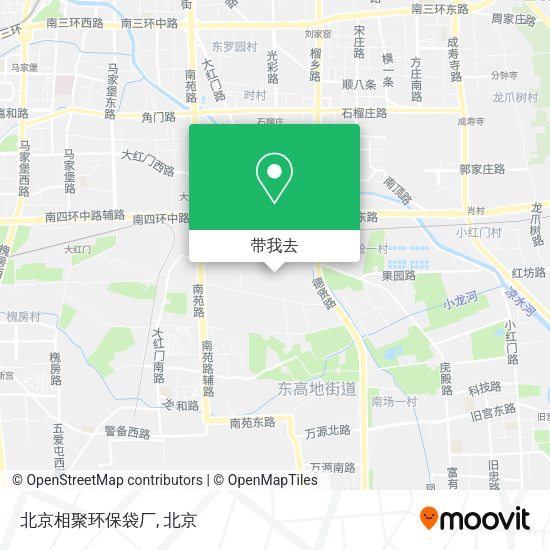 北京相聚环保袋厂地图