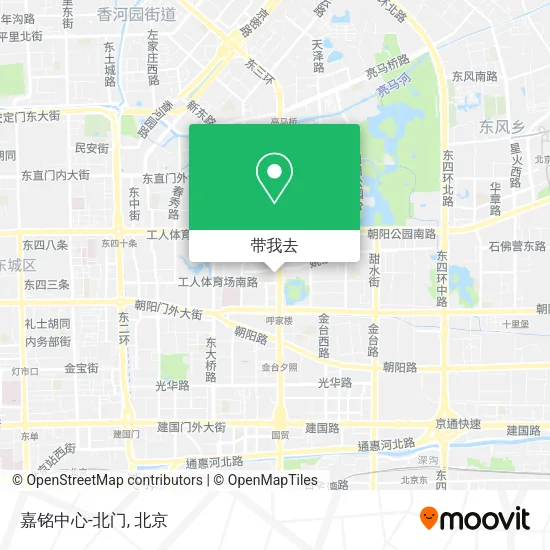 嘉铭中心-北门地图