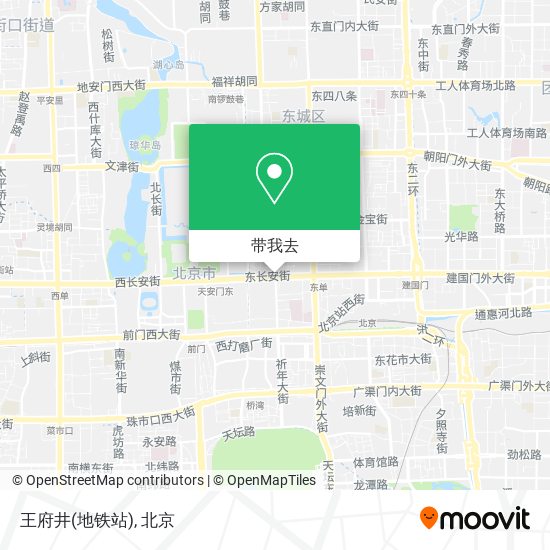 王府井(地铁站)地图