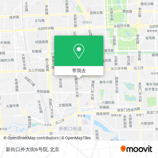 新街口外大街6号院地图