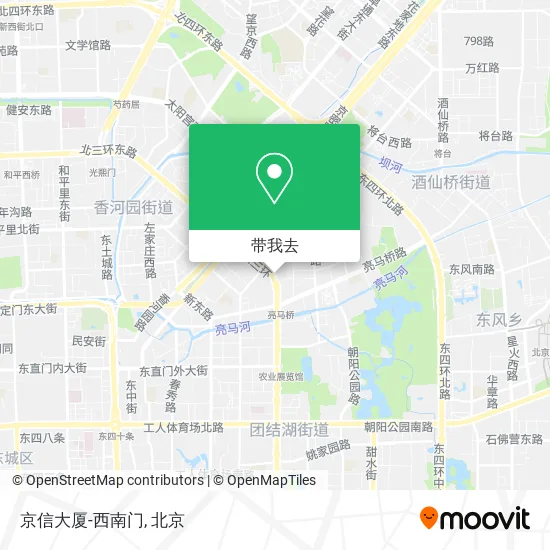 京信大厦-西南门地图