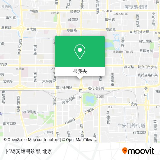 邯钢宾馆餐饮部地图