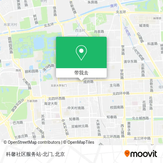 科馨社区服务站-北门地图