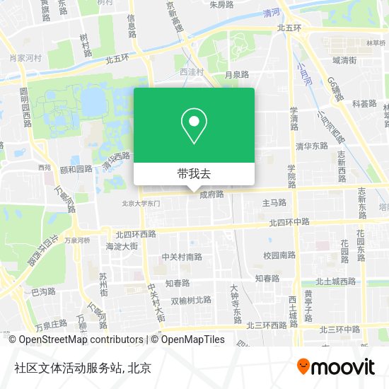 社区文体活动服务站地图