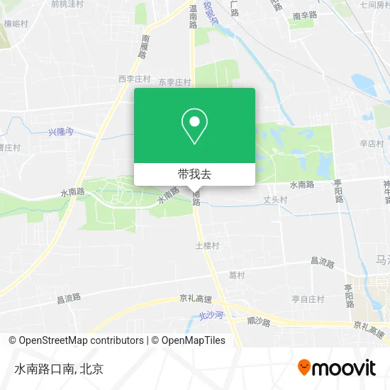 水南路口南地图