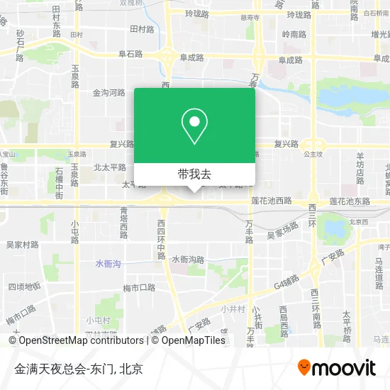 金满天夜总会-东门地图