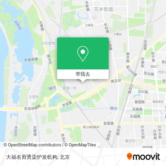 大福名剪烫染护发机构地图