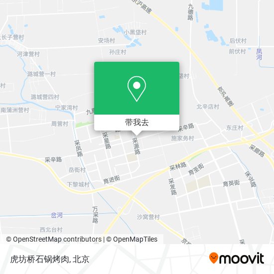 虎坊桥石锅烤肉地图