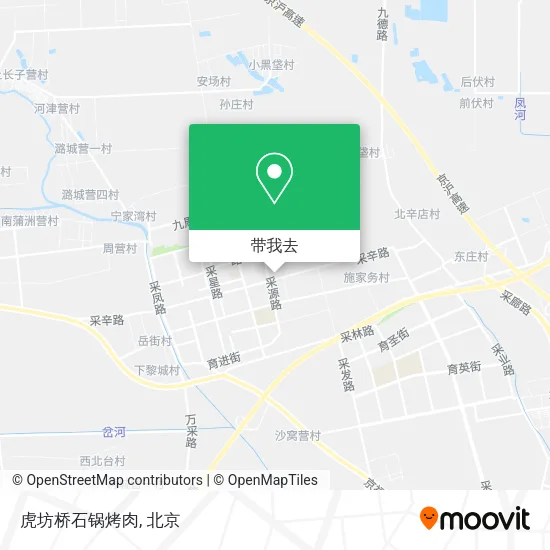 虎坊桥石锅烤肉地图