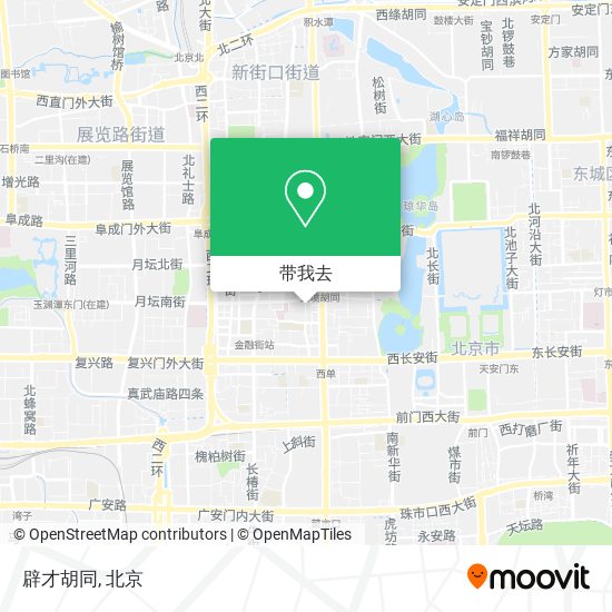 辟才胡同地图