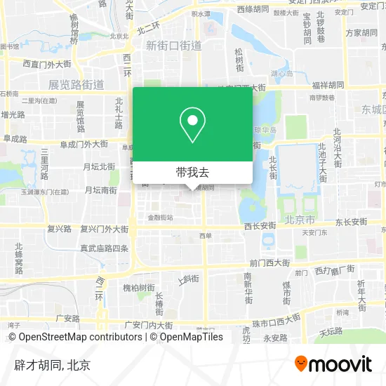 辟才胡同地图