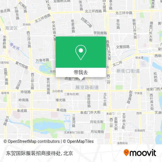 东贸国际服装招商接待处地图